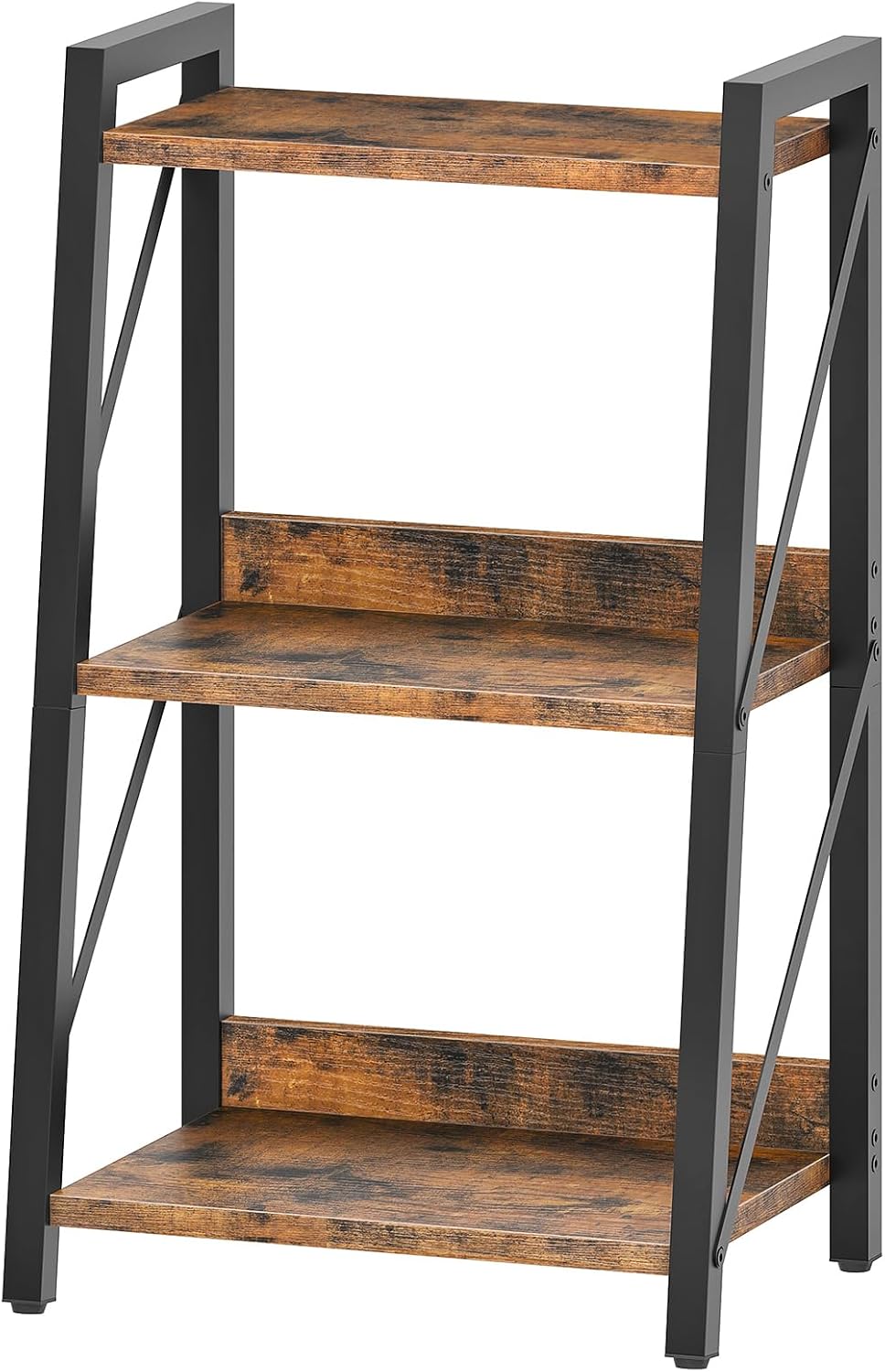 HOOBRO Estantería de escalera, estantería de 3 niveles, estantería...