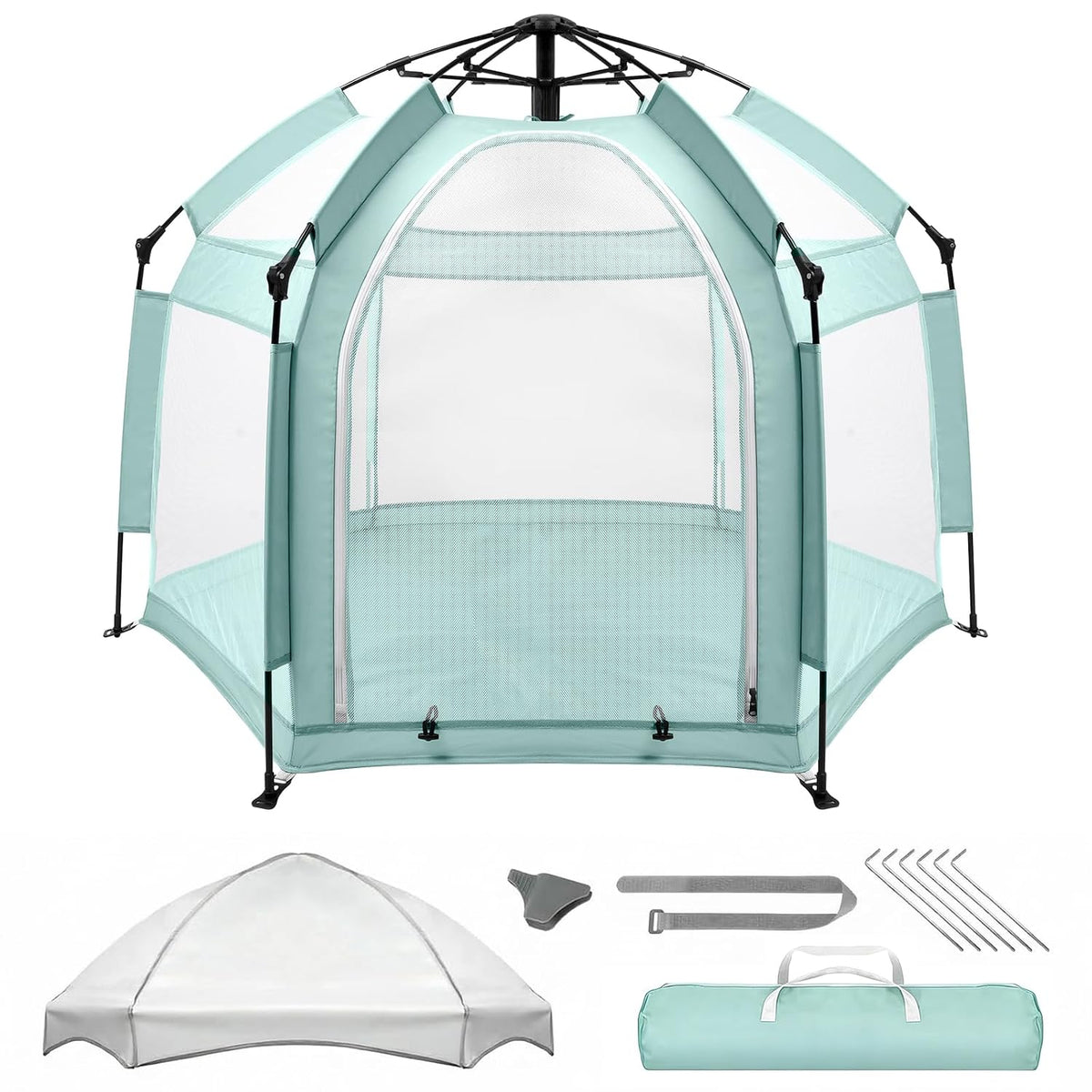 Palopalo Tienda de campaña de playa para bebé, toldo de protección...