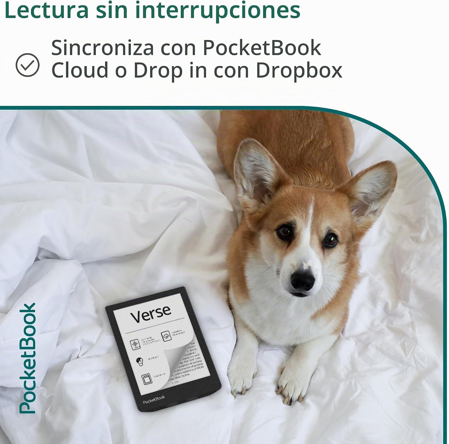 PocketBook Verse E-Readers | Pantalla táctil HD E-Ink Carta™ de 6 p...