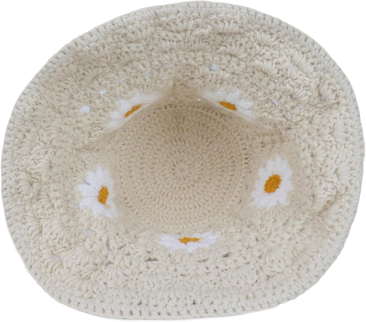 Sombrero de pescador de punto plegable para mujer, diseño de margar...