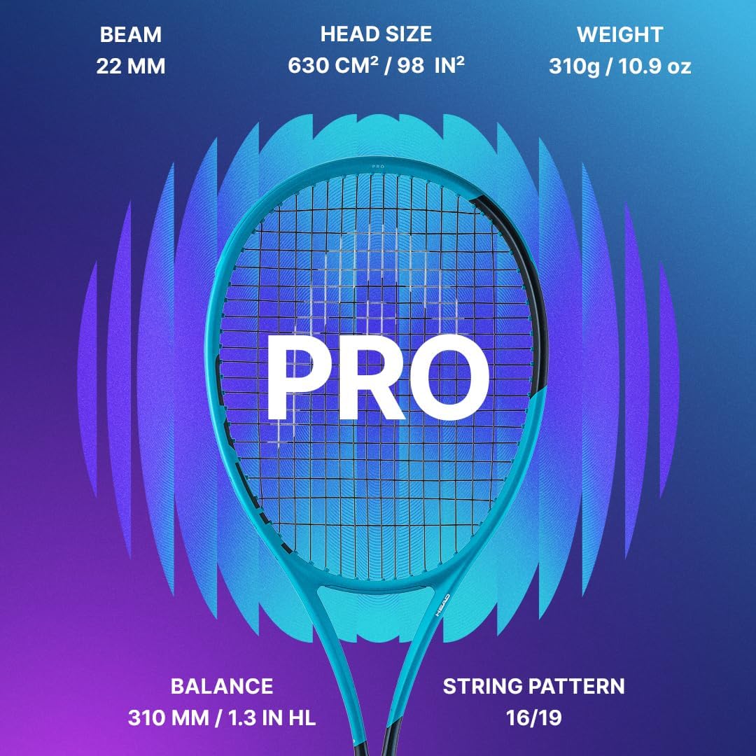 Raqueta de tenis HEAD Boom Pro 2026 | Encordado de tensión media co...