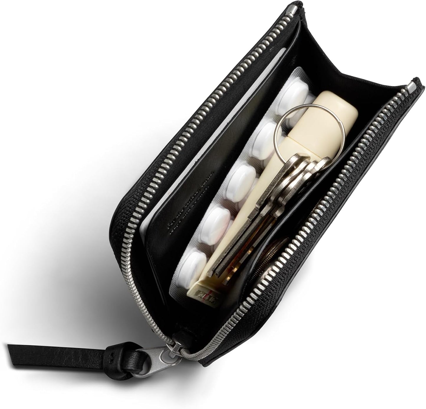 Bellroy L-Pocket, Cartera minimalista con cremallera - Negro | Cart...