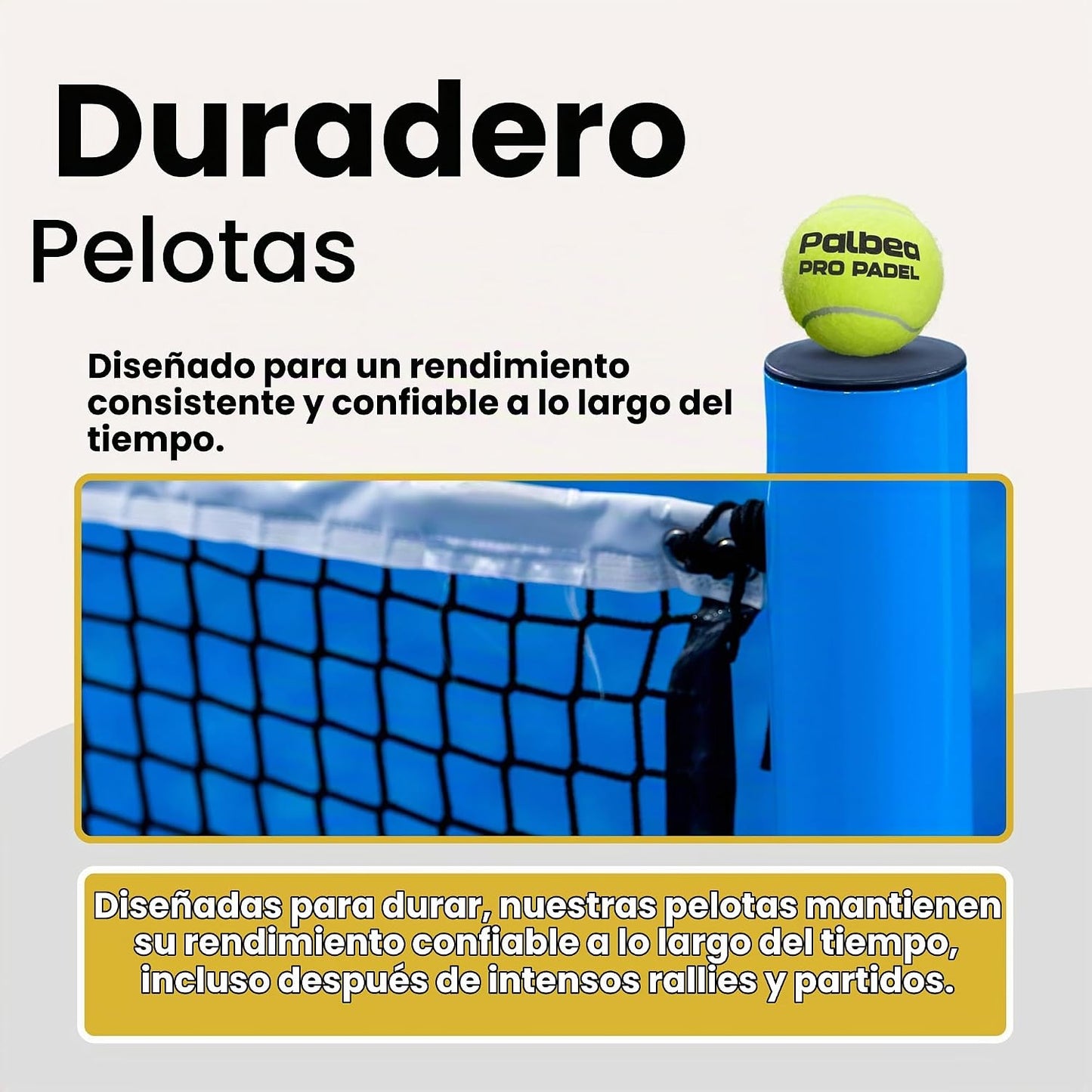 Palbea Pelotas de Padel PRO. 6\/12\/24 Tubos de 3 Pelotas de Pádel...