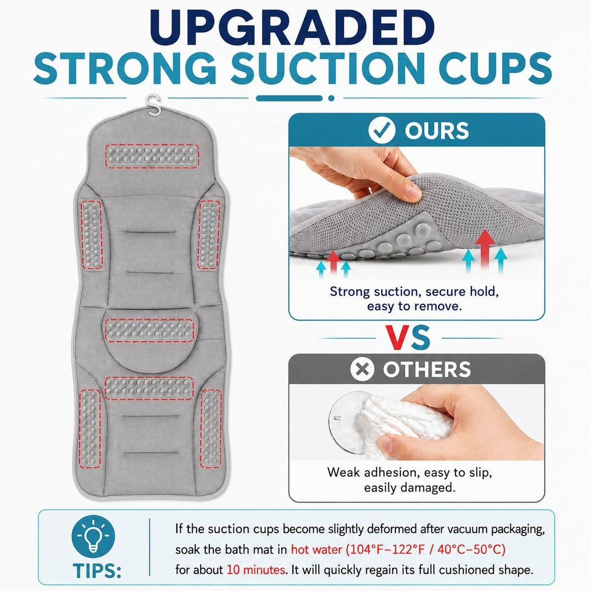 Almohada de cuerpo completo para tina con soporte lumbar, cojín de...