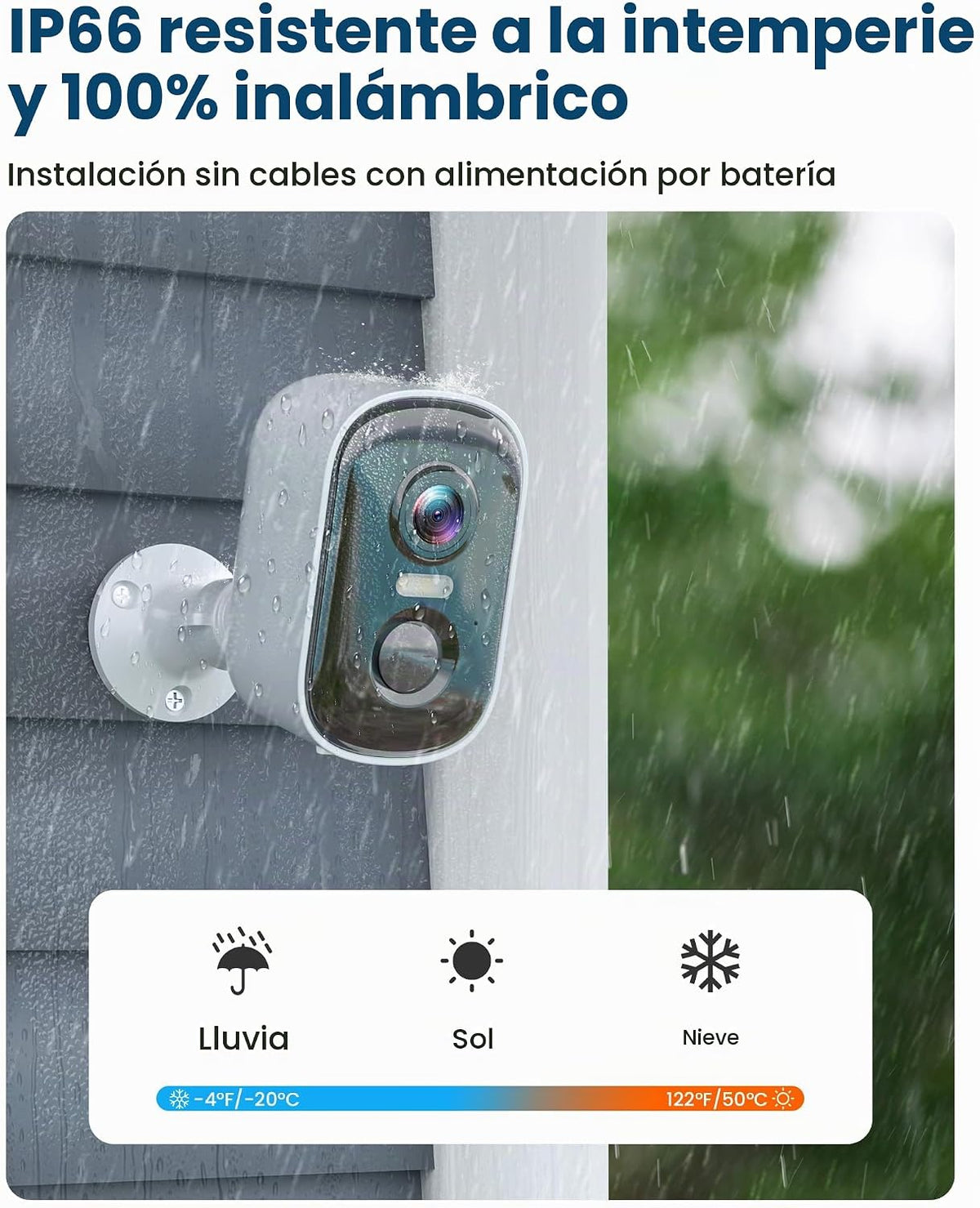 MISECU Cámaras de seguridad inalámbricas para exteriores, cámaras W...