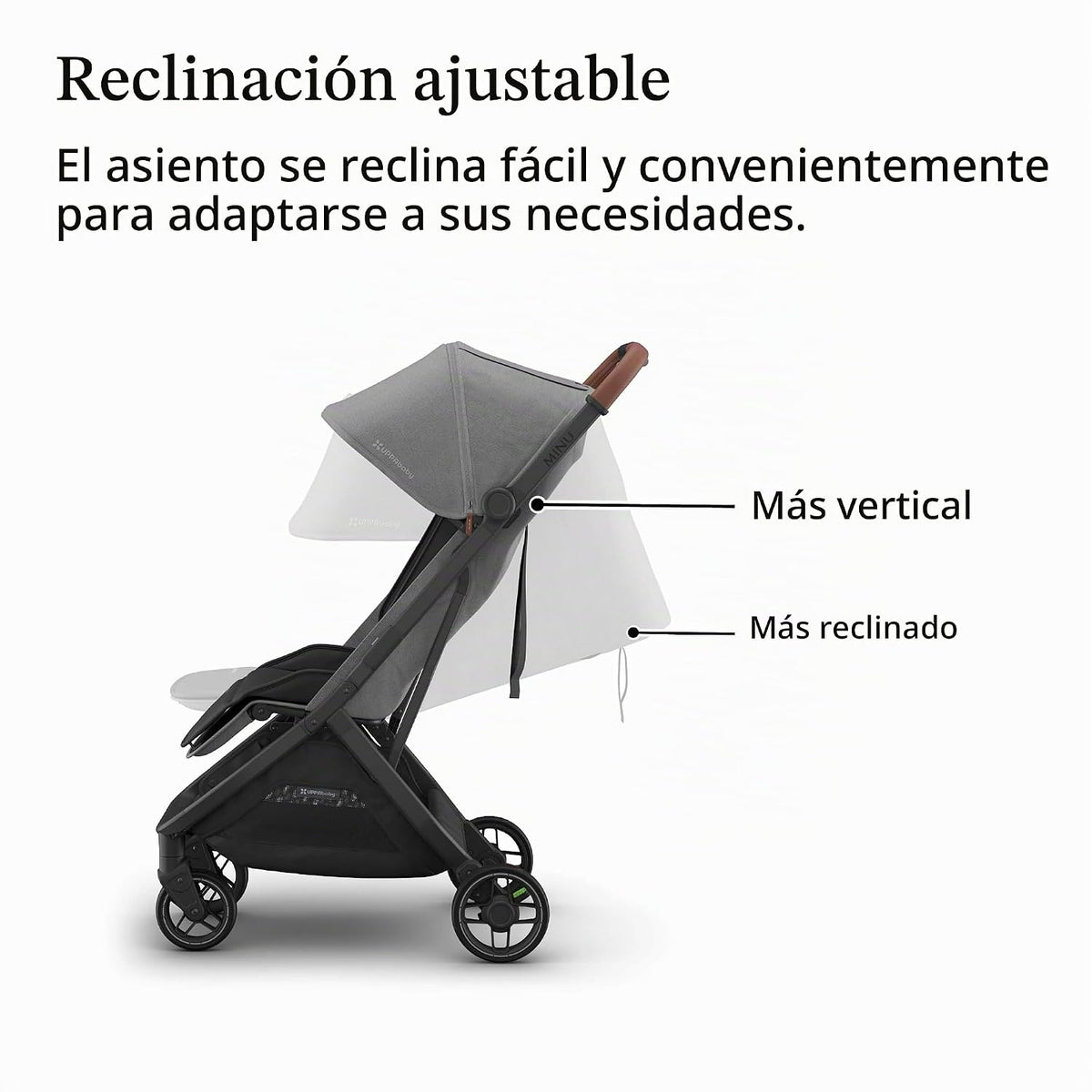 UPPAbaby Minu V3 Silla de Paseo de Viaje | Diseño Ligero + Compacto...