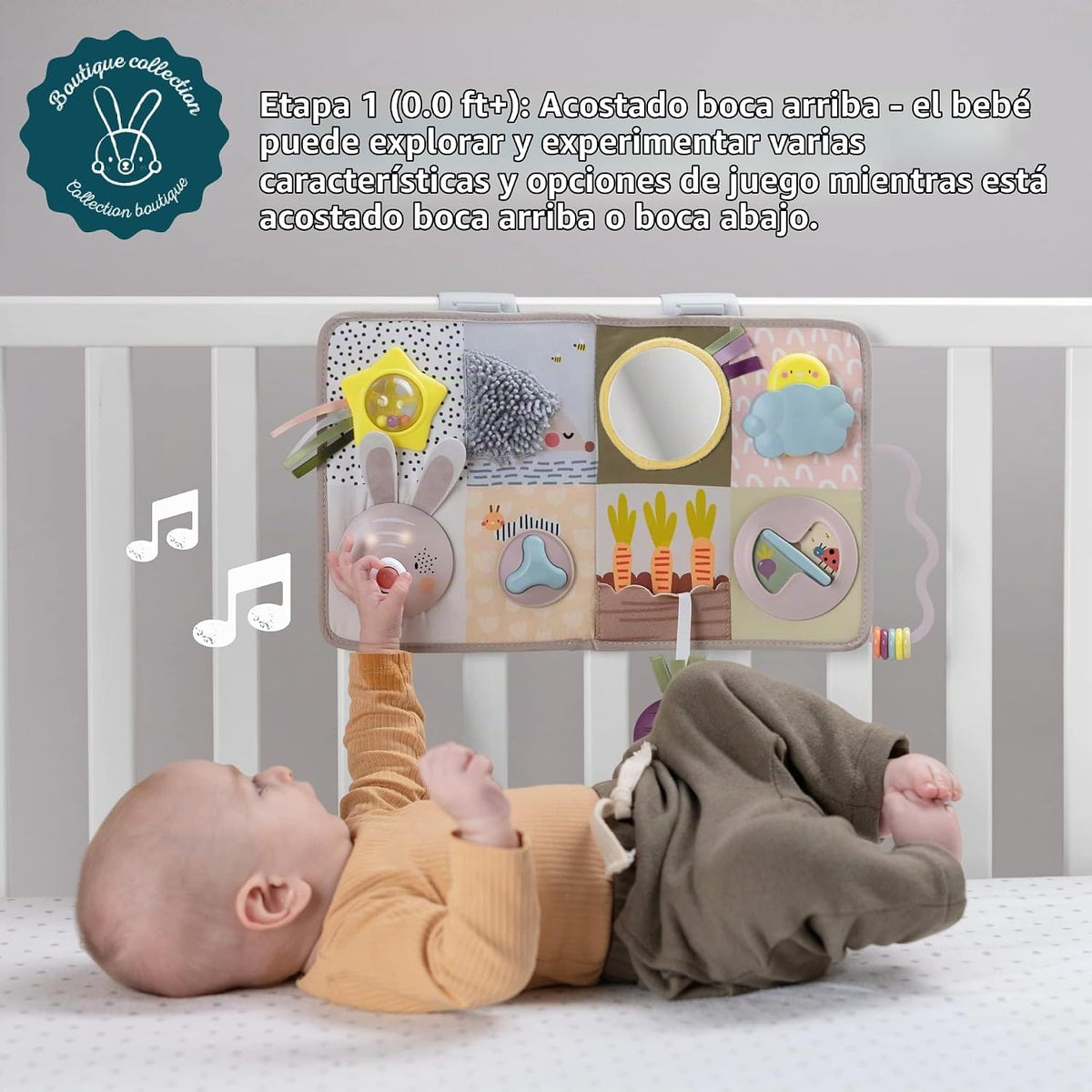 Taf Toys Tablero de actividades para recién nacidos y niños pequeño...