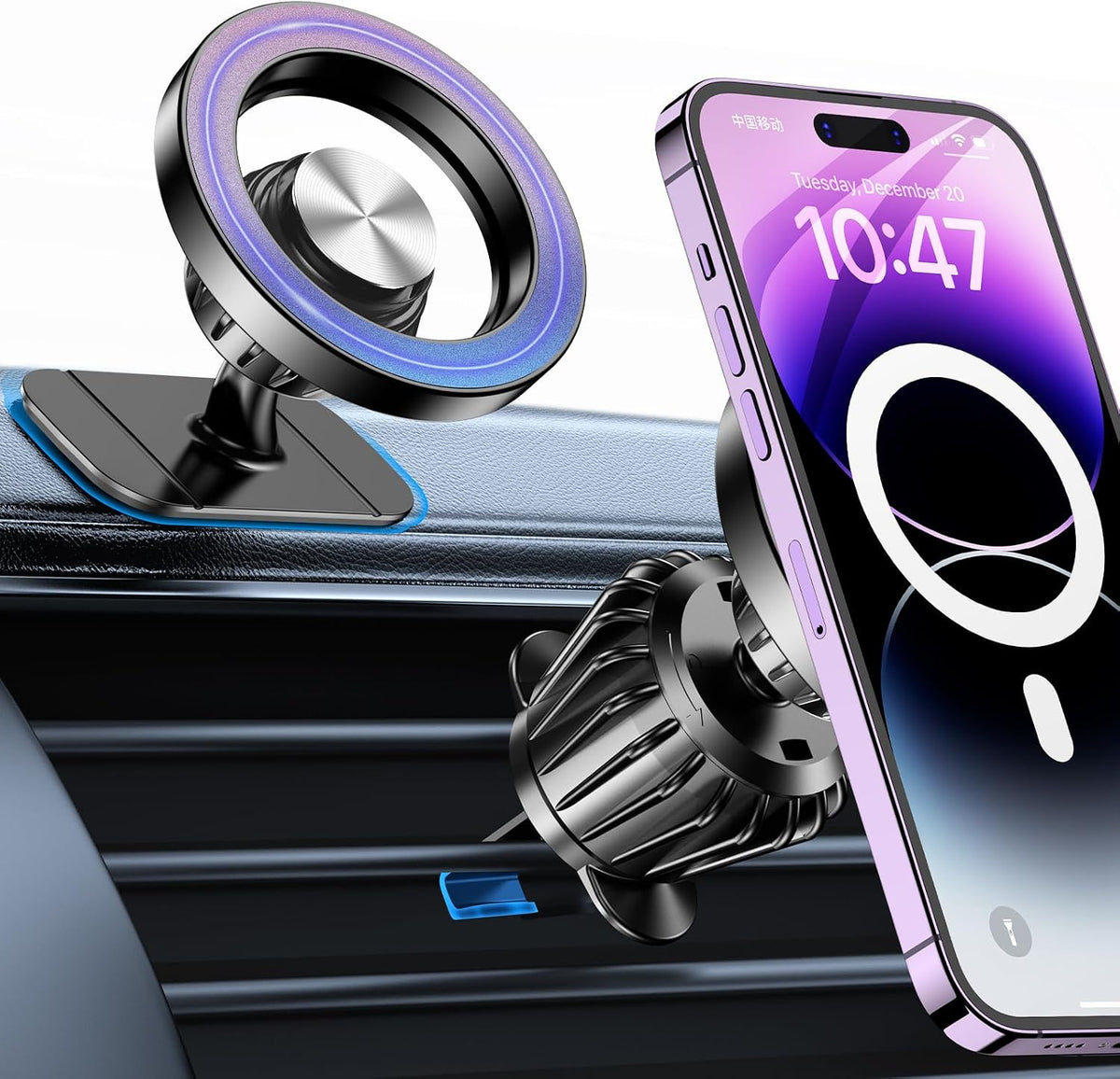 Kaistyle Soporte de coche Magsafe Imán fuerte【Imán fuerte】 Soporte...