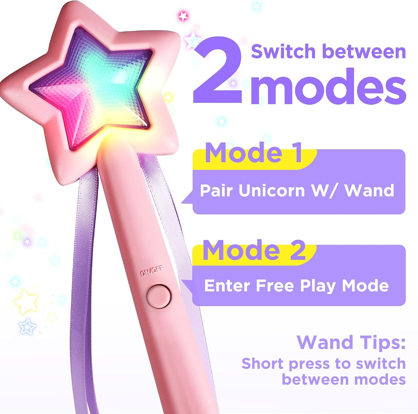 iPlay, iLearn Muñeco de peluche de unicornio mágico con control rem...