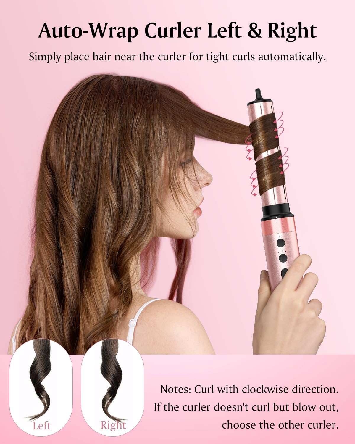 Brightup Estilizador de cabello de doble voltaje, 5 en 1, de alta v...