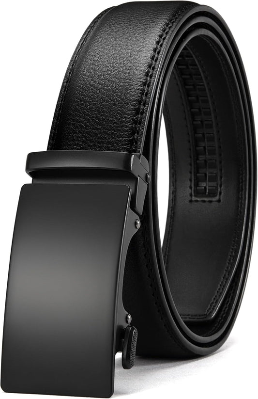 CHAOREN - Cinturón para hombre - Cinturón de trinquete de cuero de...
