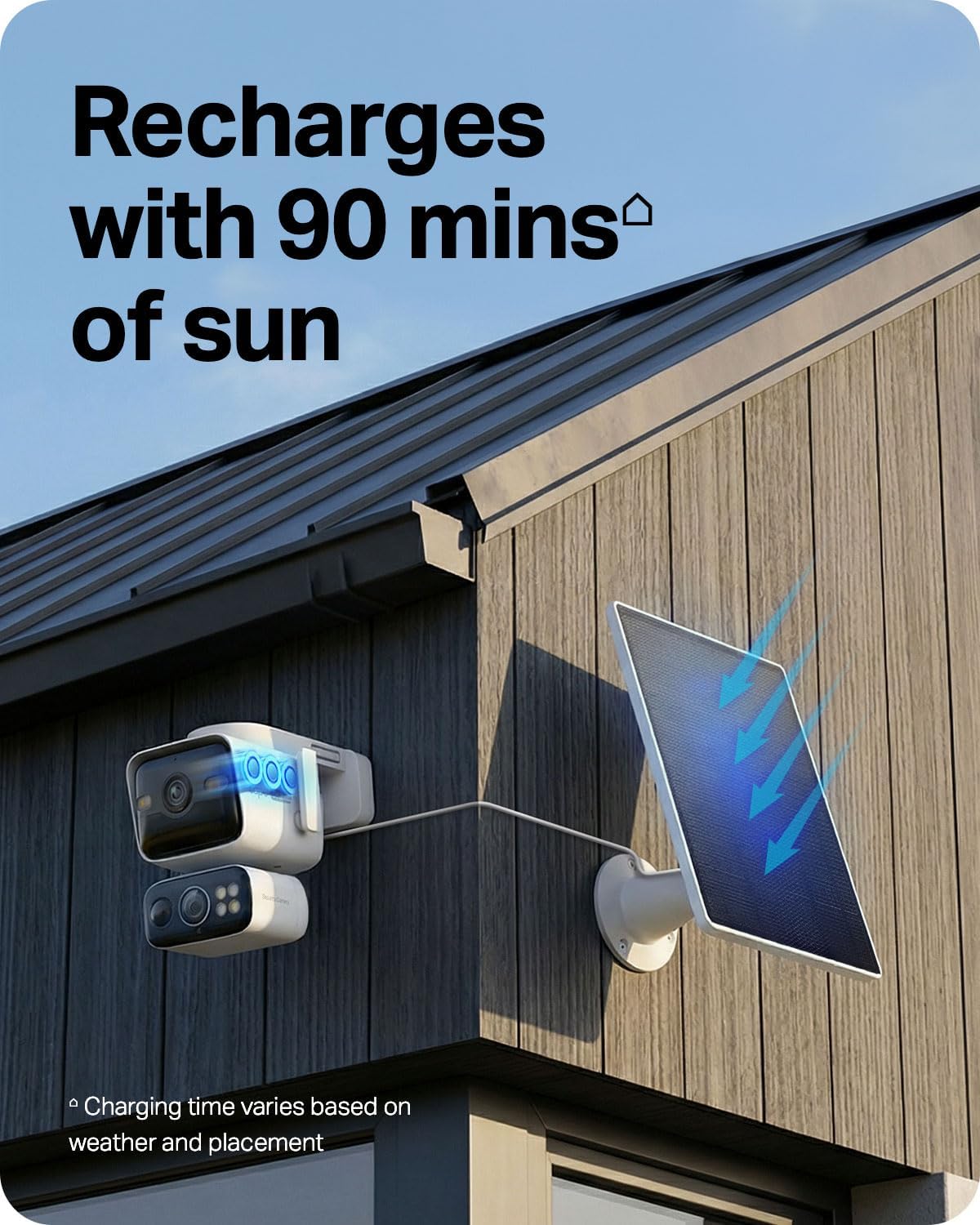 Tapo Cámara de seguridad 4K inalámbrica para exteriores, panorámica...
