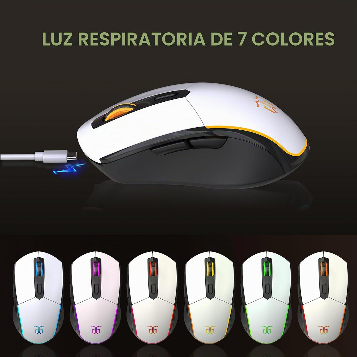 Snpurdiri - Combo de teclado y mouse inalámbricos 60% para juegos (...