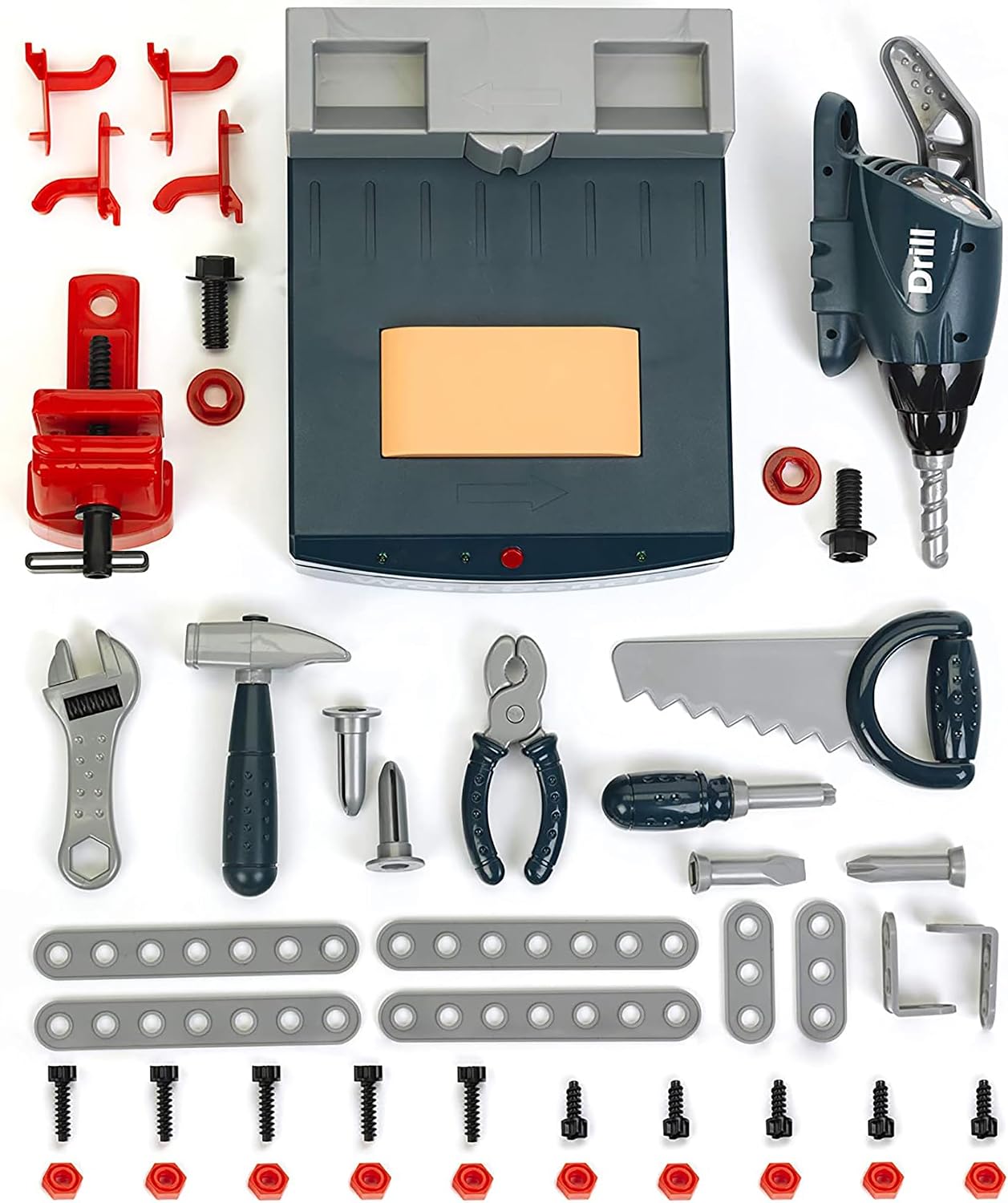 Klein - Banco de trabajo de juguete de altura ajustable Bosch con s...