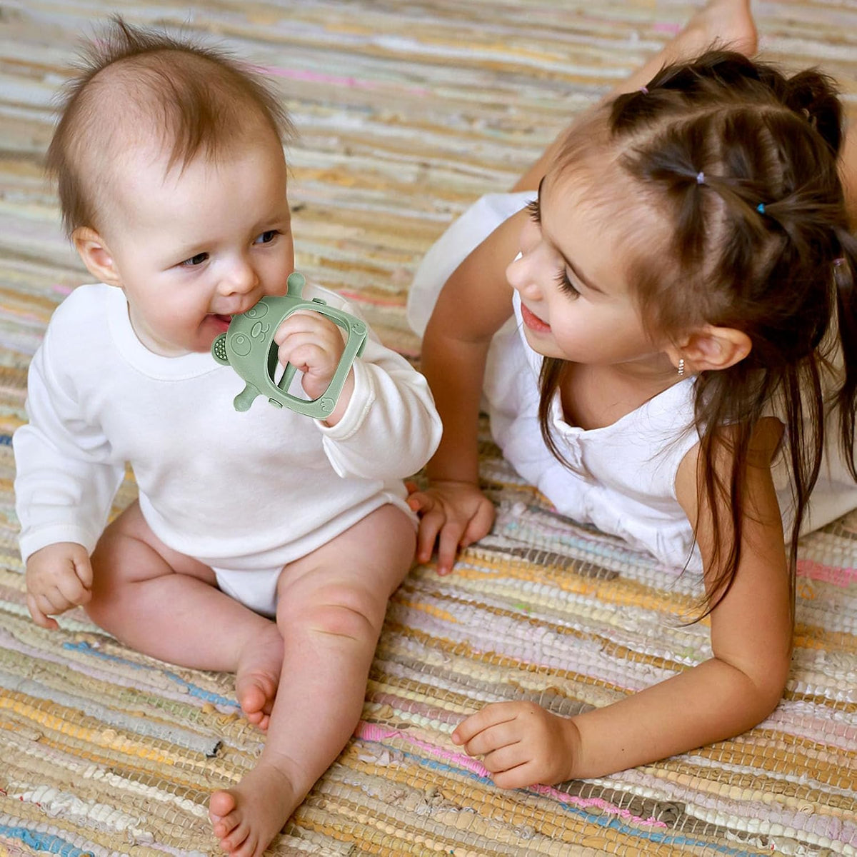 Eascrozn Juguetes de Dentición para Bebés de 3+ Meses, Conjunto de...
