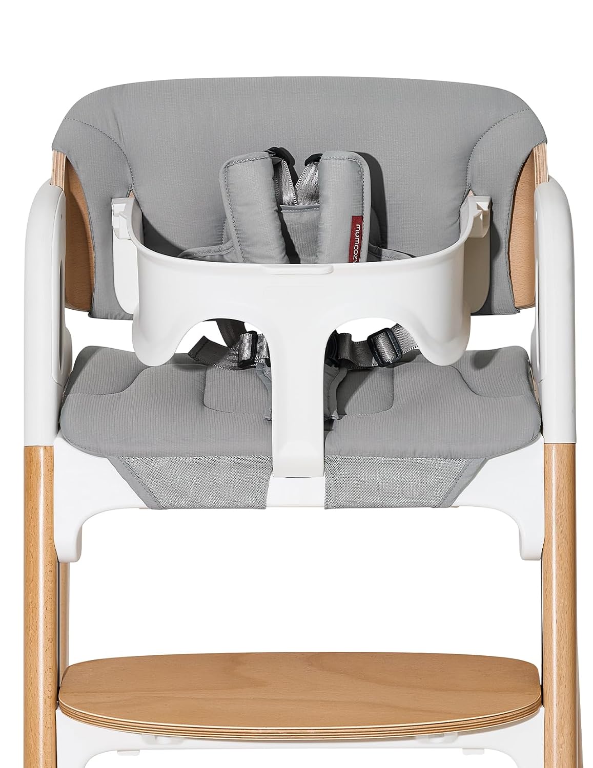 Momcozy Juego de cojín y respaldo para silla alta, soporte ergonómi...