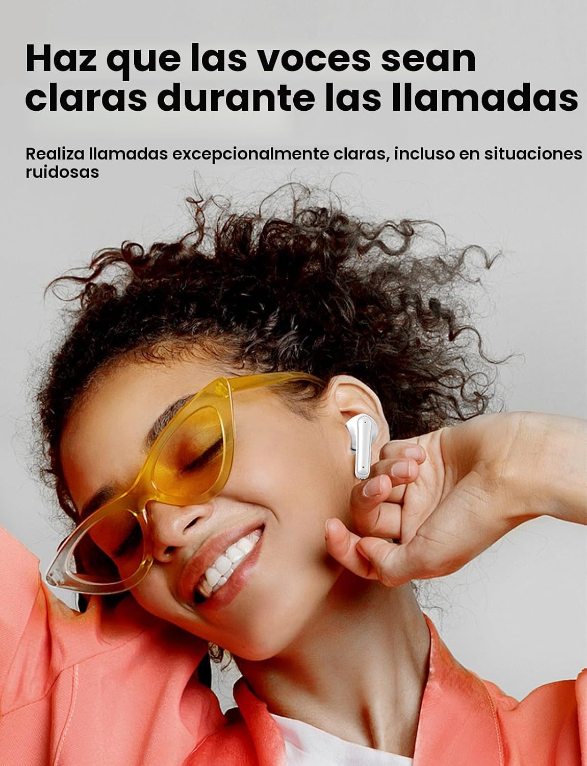 Auriculares inalámbricos, auriculares de bajos profundos de alta fi...