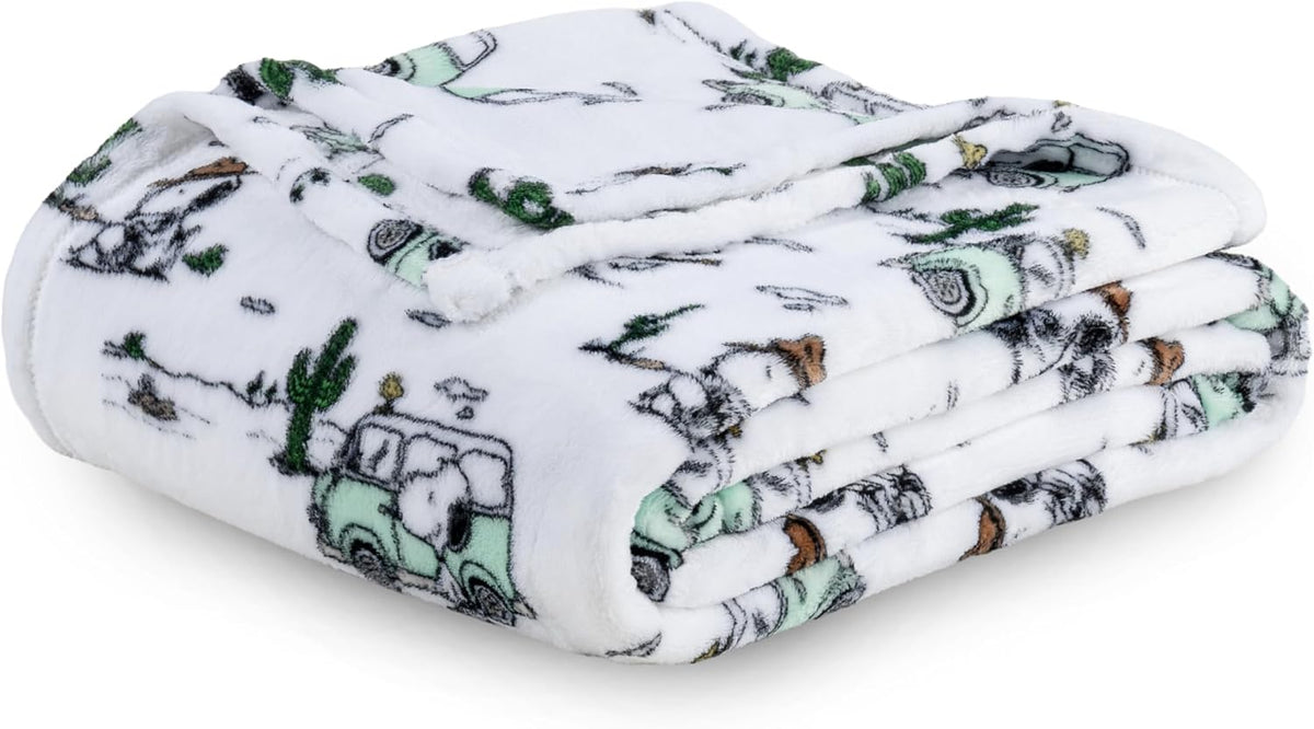Berkshire Blanket Peanuts® VelvetLoft® - Manta de felpa de Snoopy c...
