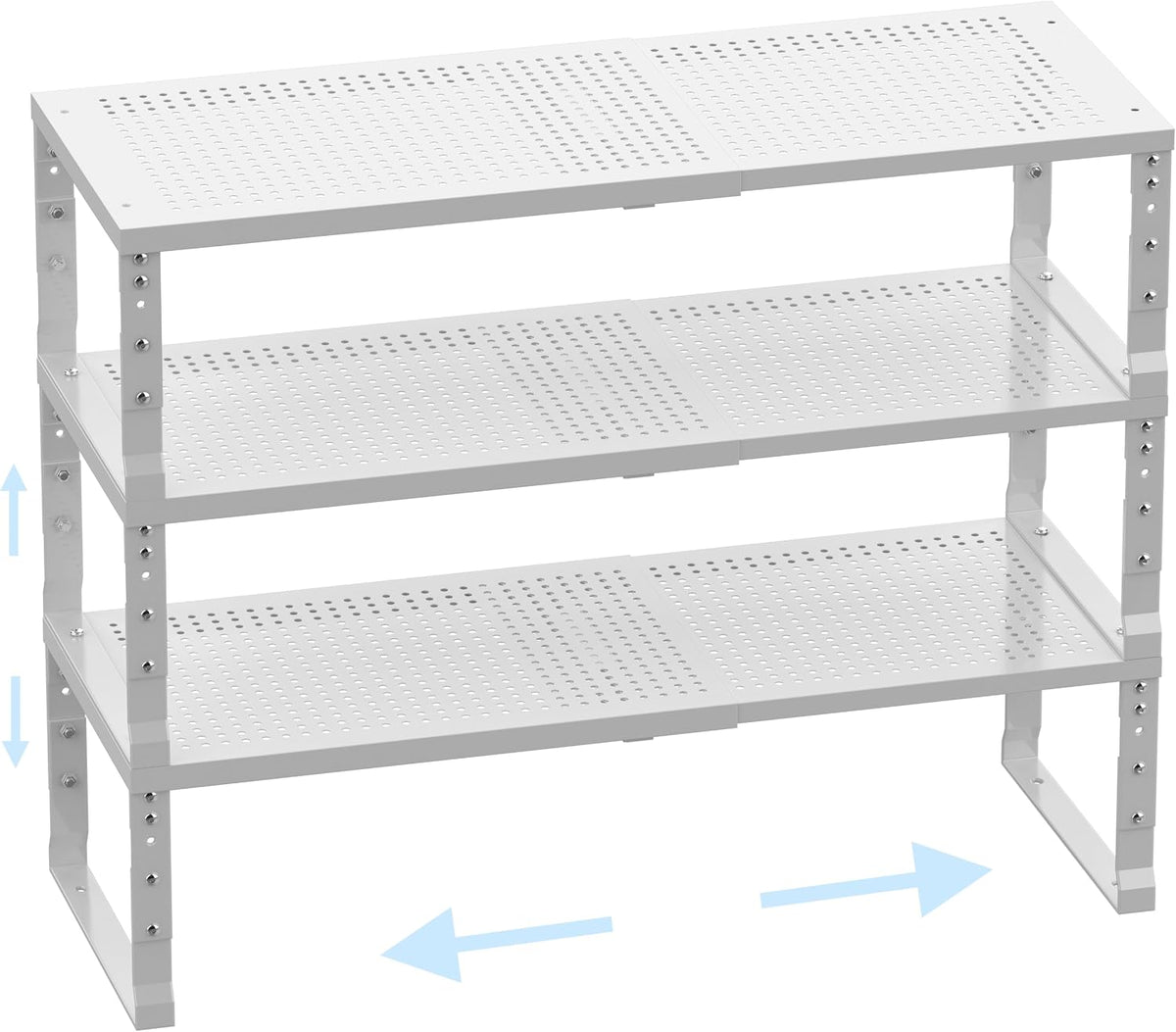 Ipotive Estante de gabinete, Organizador de cocina expandible ajust...