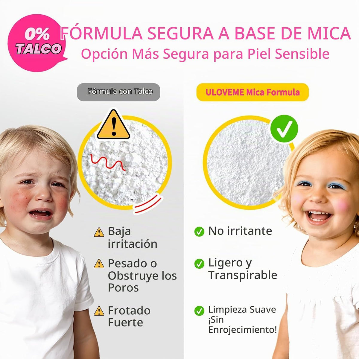 ULOVEME Kit de Maquillaje Real para Niñas con Bolso Esponjoso - Rea...