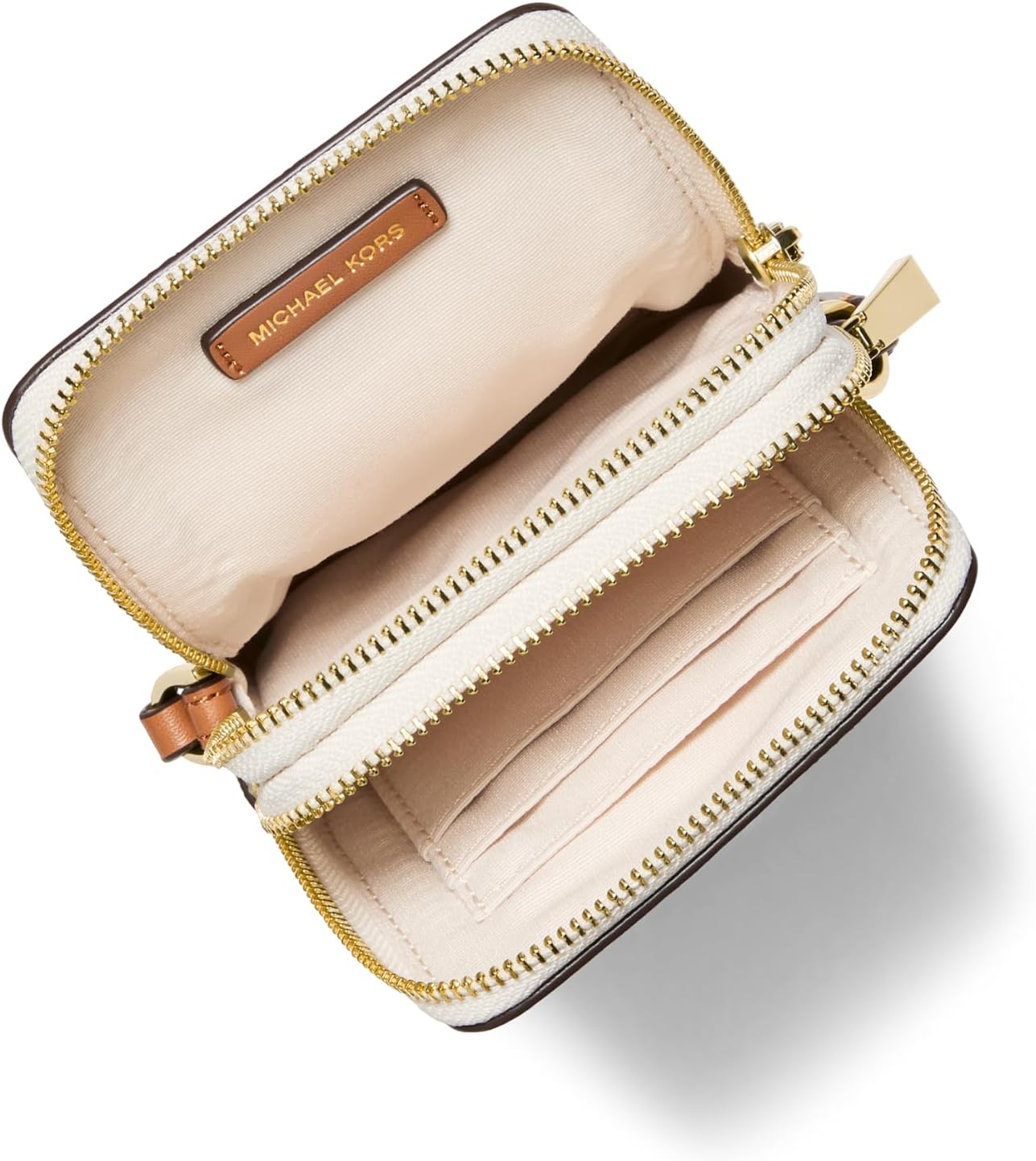 MICHAEL Michael Kors Jet Set - Bolso cruzado pequeño con doble crem...