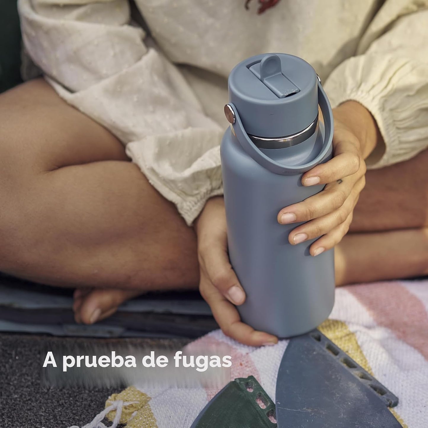 Botella Hydro Flask para agua, de acero inoxidable aislante, con ta...