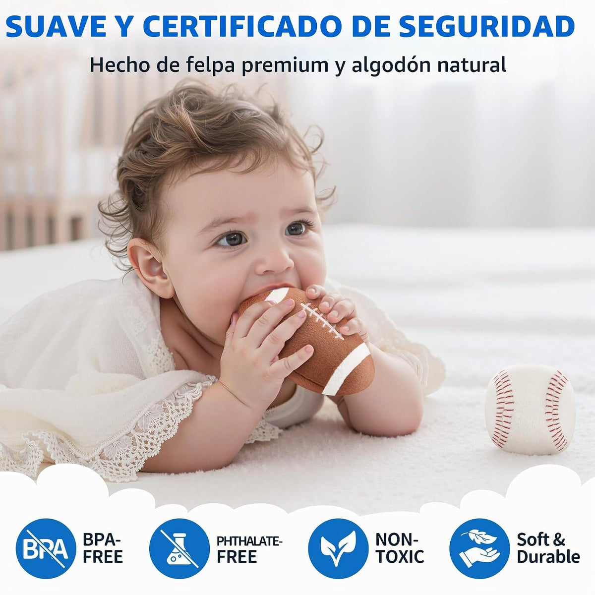 Juguetes para Bebés Niños de 6-12 Meses \u2013 My First Sports Bag...