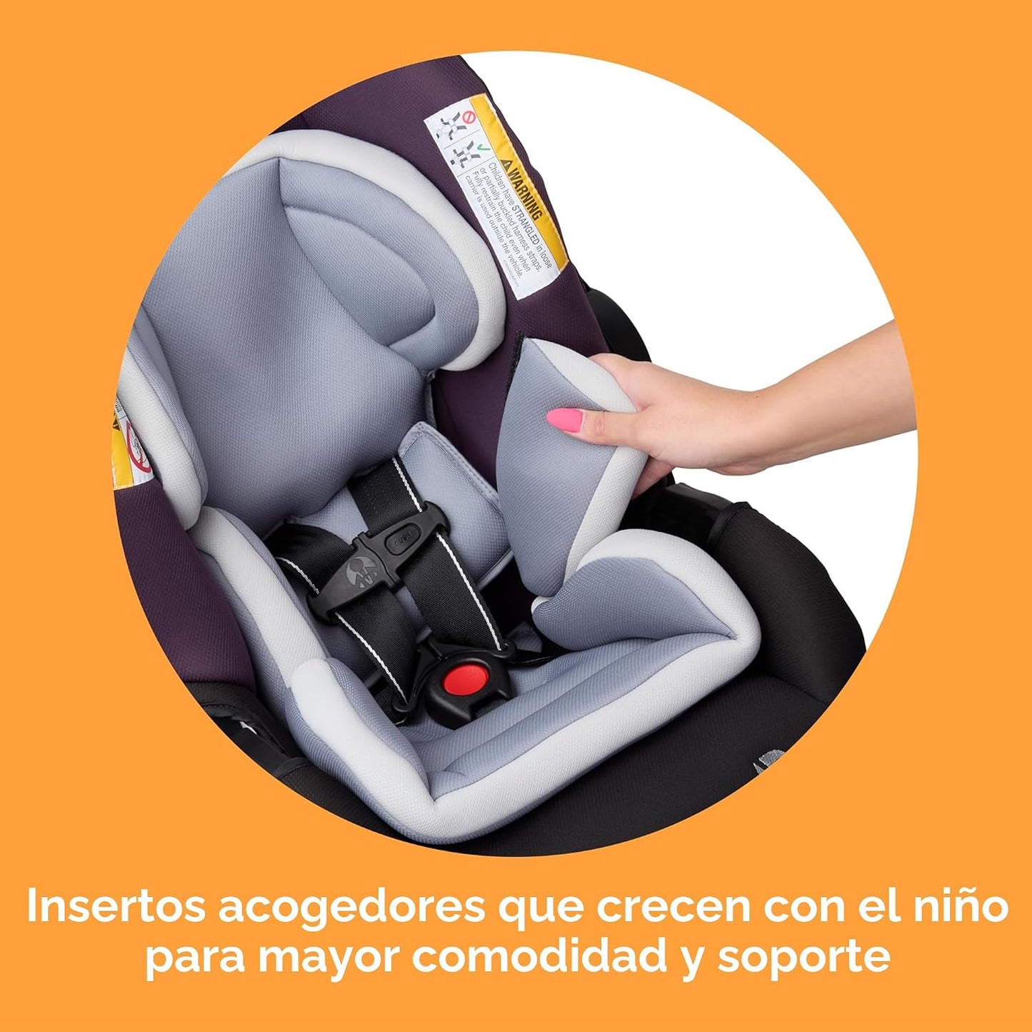 Baby Trend Asiento de automóvil para bebé de elevación segura, Dash...