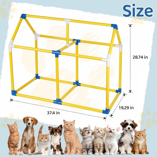 Liitrton Gimnasio para cachorros para perros pequeños y gatitos, ma...
