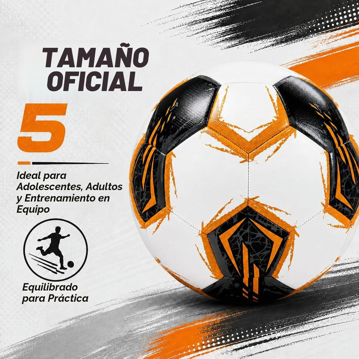Balón de fútbol tamaño 5 tamaño 4 con bomba, balón de entrenamiento...