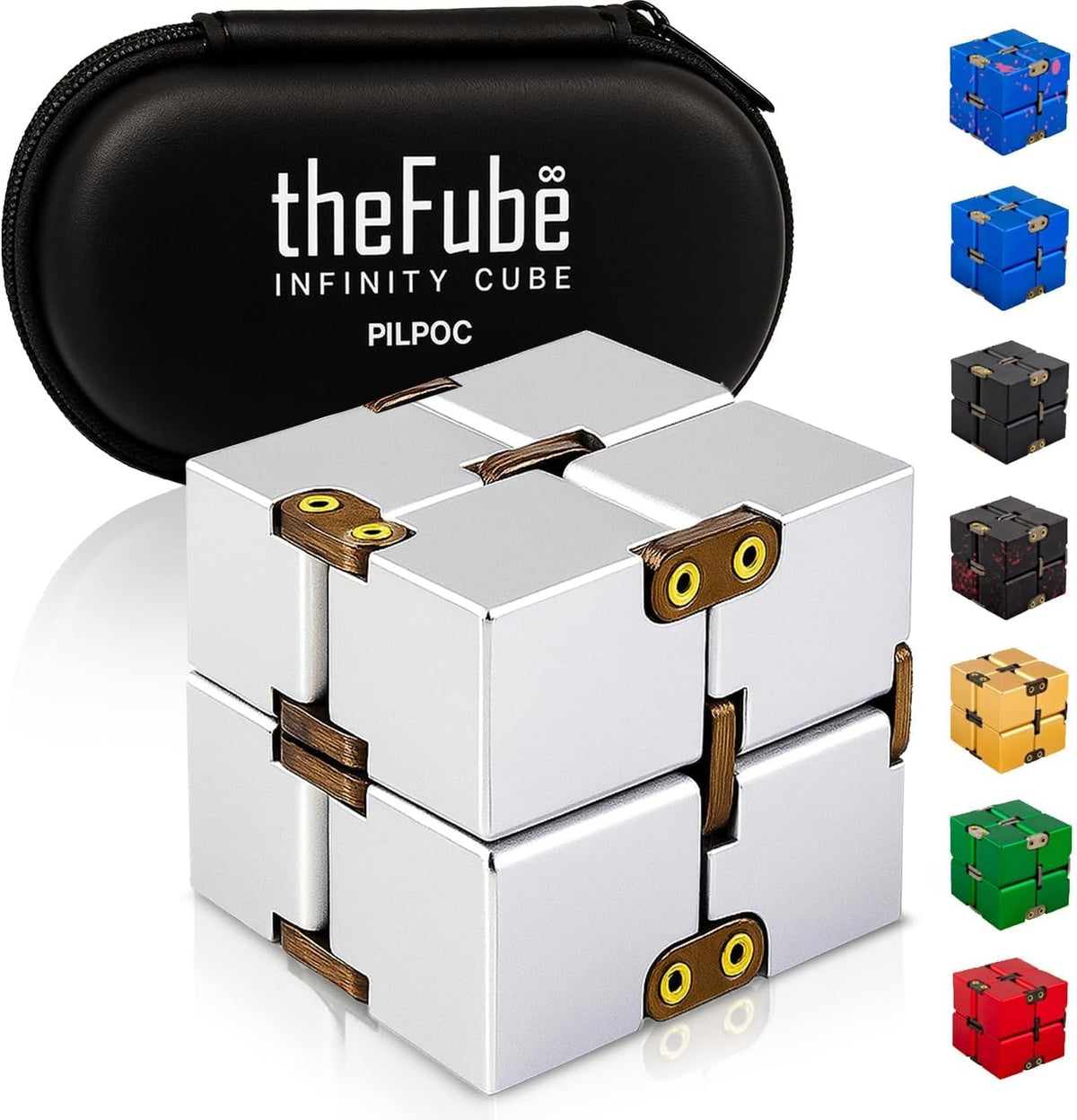 Cubo infinito Pilpoc the Fube, de escritorio, de aluminio de calida...