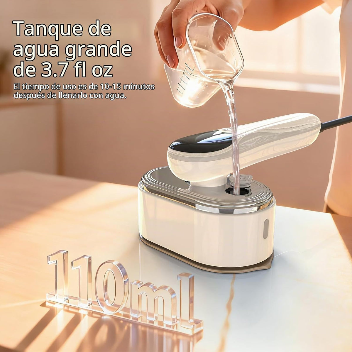 KOKABI Vaporizador de Viaje para Ropa, Mini Plancha 2 en 1 de Mano...
