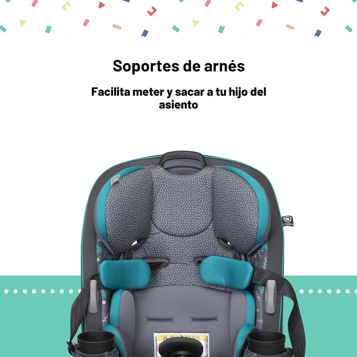 Asiento de coche convertible Disney Grow and Go, orientado hacia at...