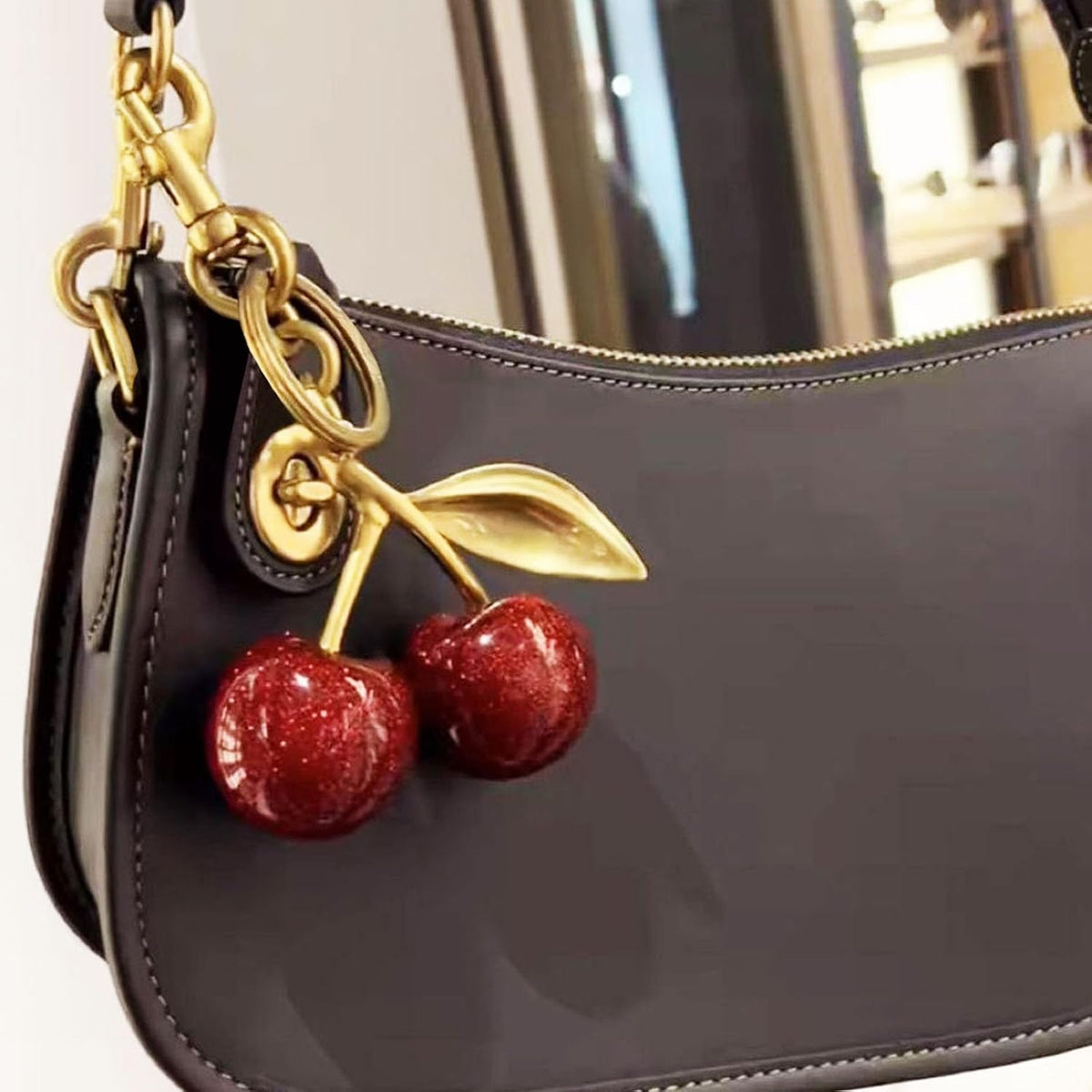Llavero FASTFAIRY con dijes de cereza para bolso: llaveros para muj...