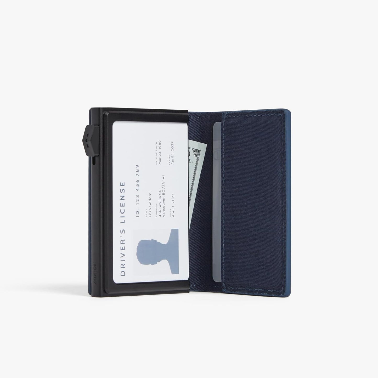 Monos Slim Wallet Pro - Cartera de aluminio con bloqueo RFID | Cuer...