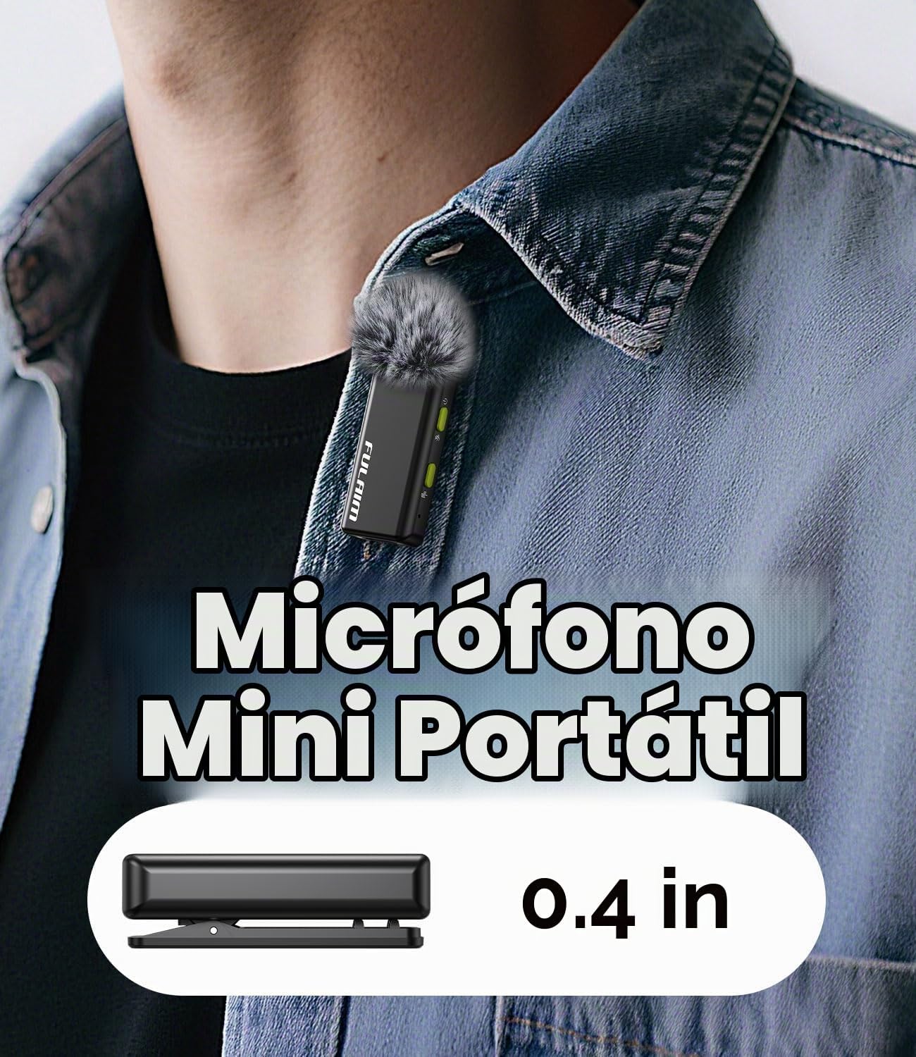 FULAIM Micrófonos Lavalier inalámbricos X6 Pro con 4 transmisores |...