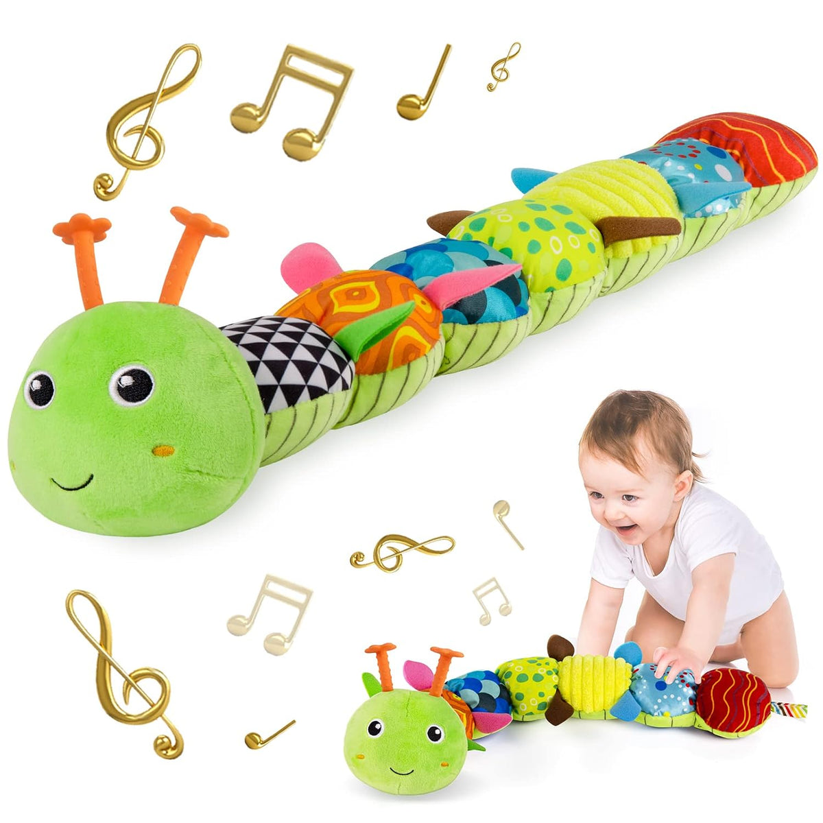 Sumobaby Juguetes de actividad suaves para bebés recién nacidos con...