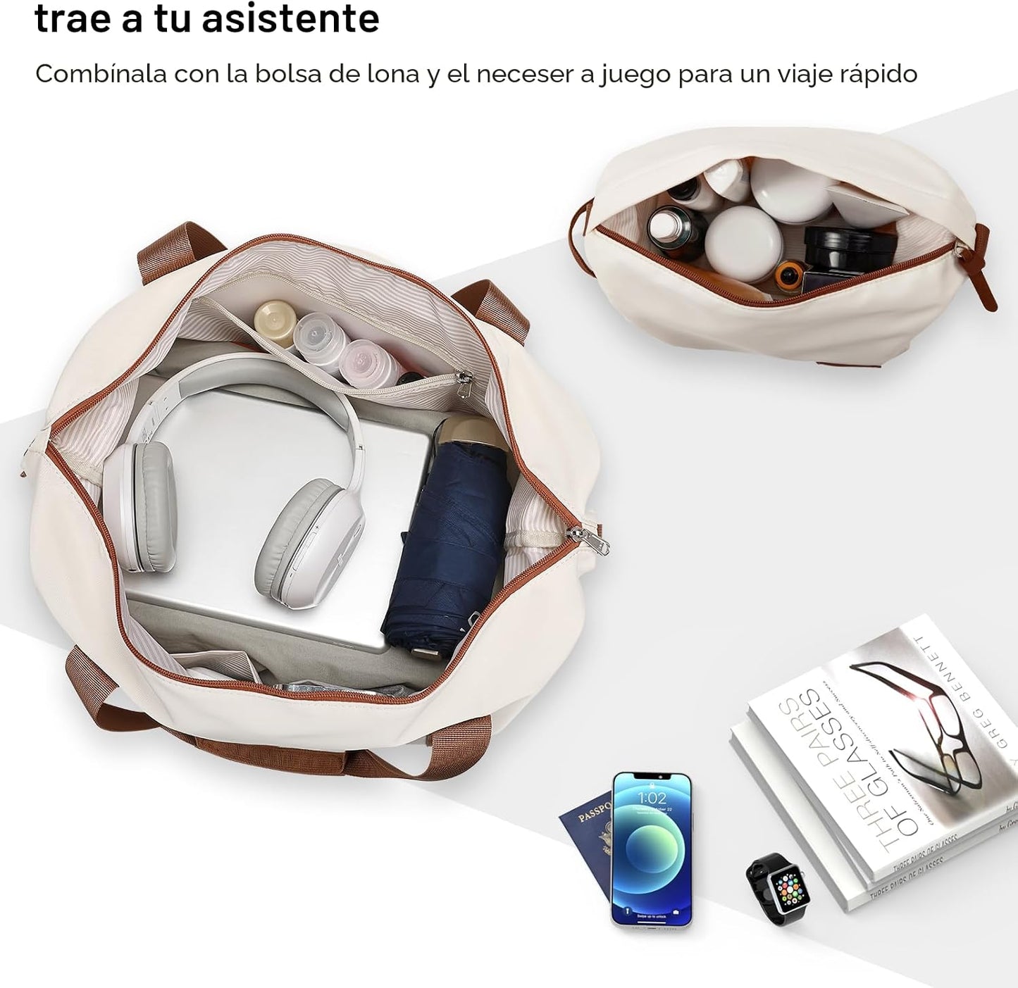Joyway Juego de maletas de 3 piezas con ruedas giratorias, maletas...