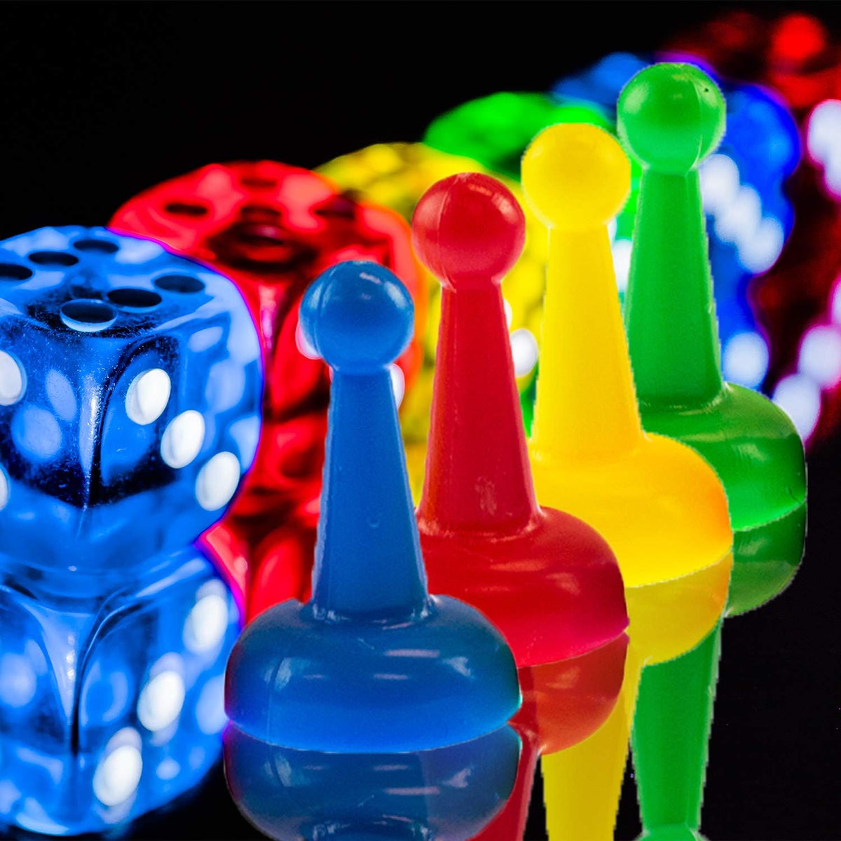Super Z Outlet Peones multicolor surtidos de 1 pulgada para juegos...