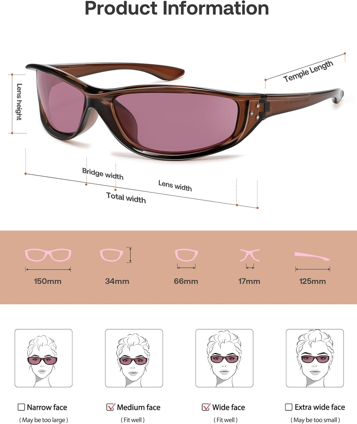 SOJOS Y2K SJ2747 - Gafas de sol envolventes para hombres y mujeres,...