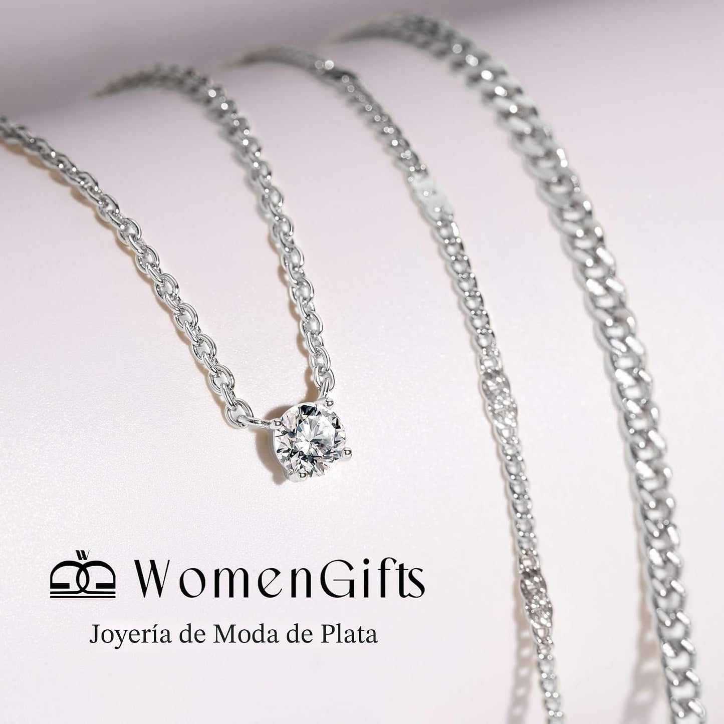 WomenGifts - Collares de oro en capas para mujer; delicado collar c...
