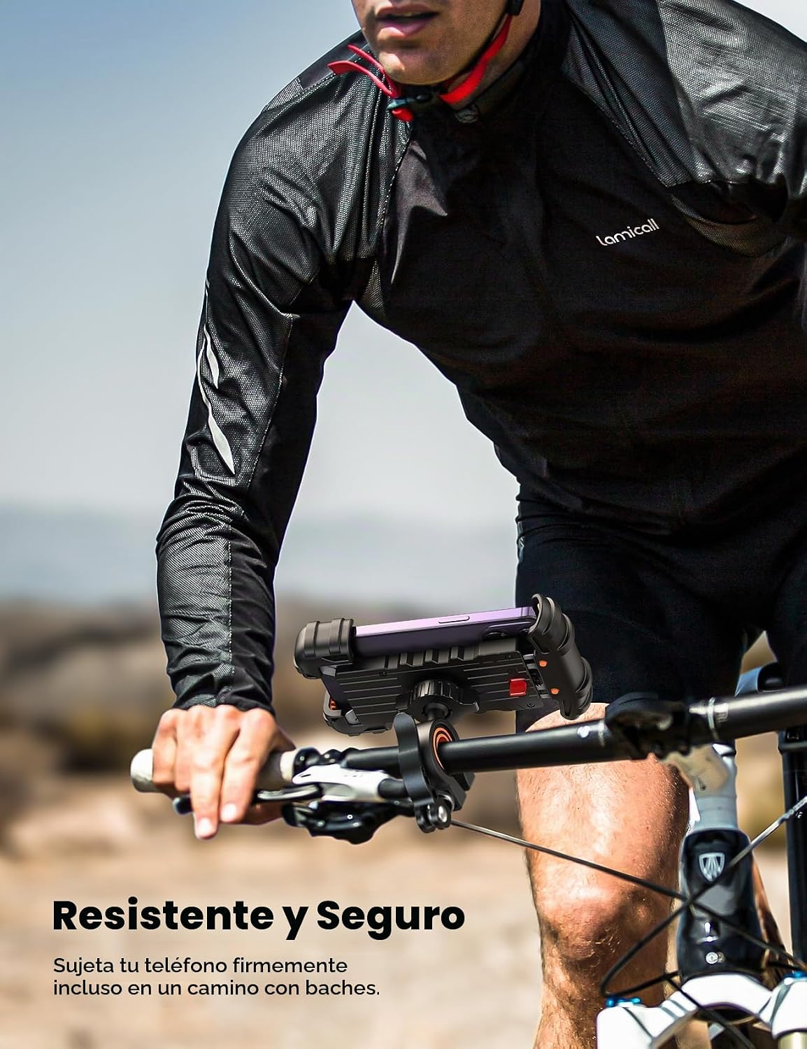 Lamicall Soporte para Teléfono de Bicicleta, Soporte para Teléfono...