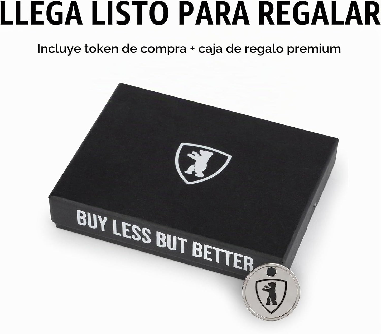 BERLINER BAGS Cartera de cuero genuino Margo, con bloqueo RFID, tar...