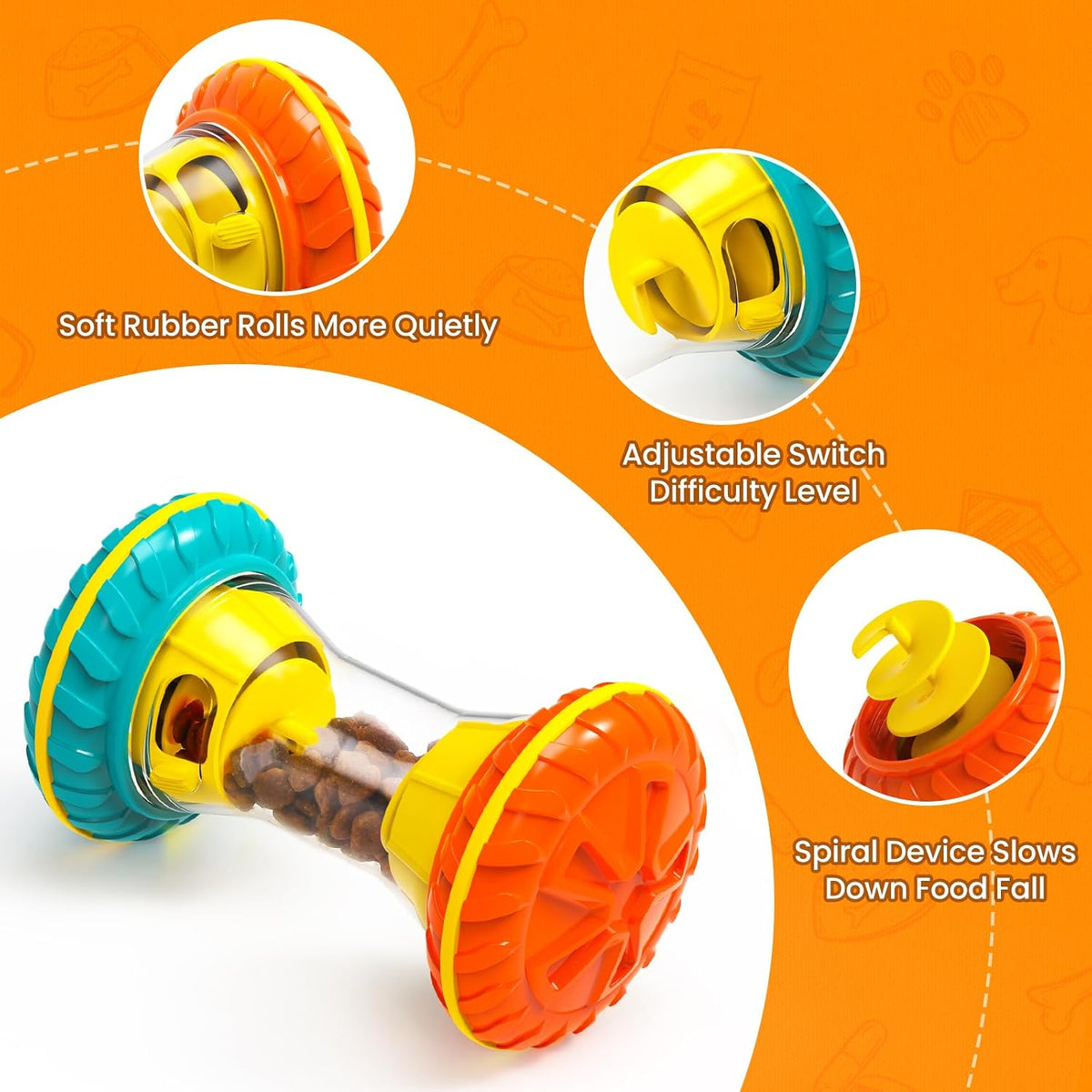 BoYoYo Rompecabezas interactivo para perros para aburrimiento, jugu...