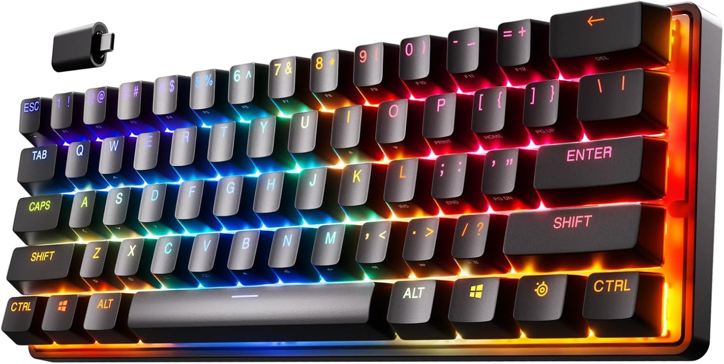 SteelSeries Teclado inalámbrico Apex Pro Mini - Diseño del 60% - Om...
