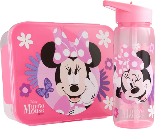 Get Trend Disney Minnie Mouse - Juego de 2 cajas de almuerzo para n...