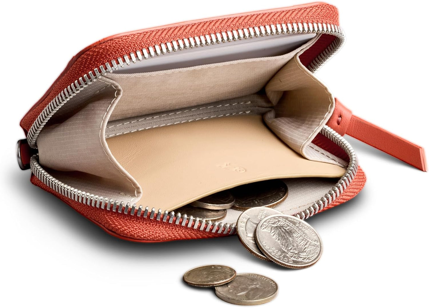 Bellroy Folio Piccolo (cartera pequeña de piel con cremallera para...