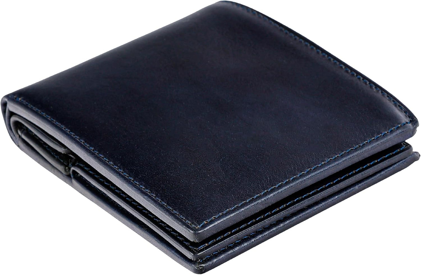 Time Resistance Cartera de cuero para hombre - Billetera italiana p...
