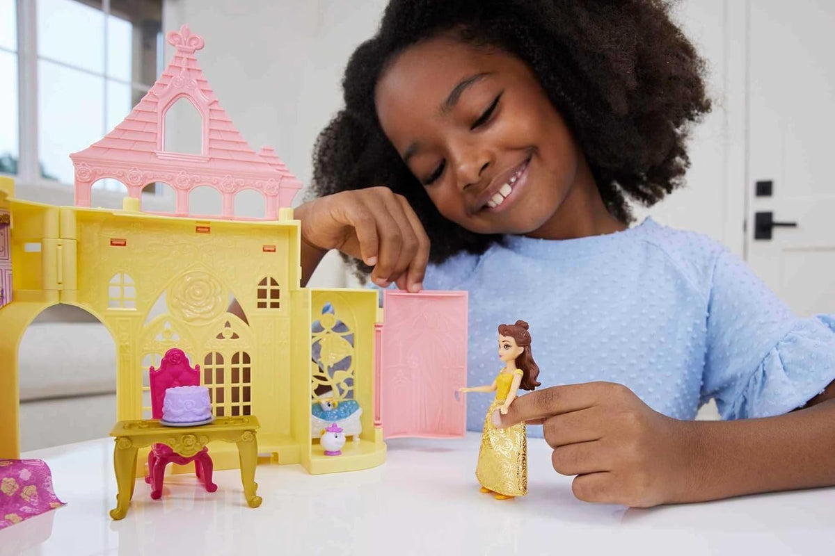 Mattel Juguetes de Princesas Disney, juegos apilables para la hora...