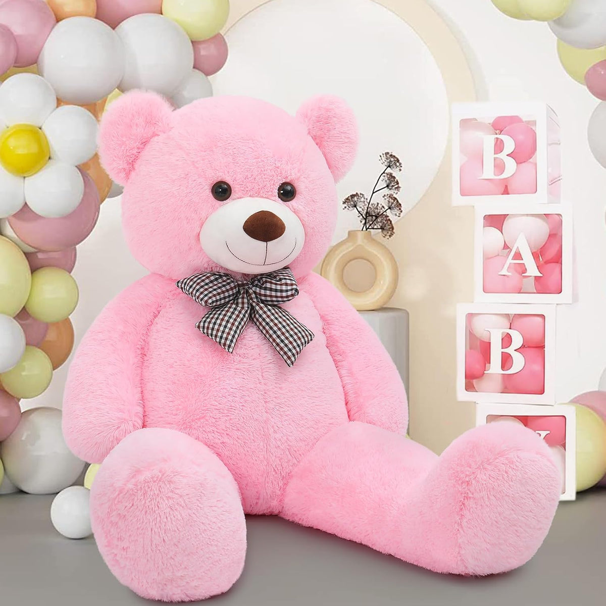 MaoGoLan Oso de peluche gigante de 4 pies, adorable y tierno oso de...